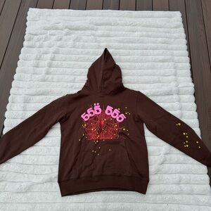 Brown Graphic Hoodie